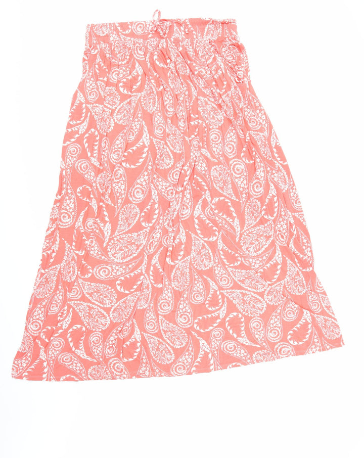 NEXT Womens Red Floral A-Line Skirt Size 32 in