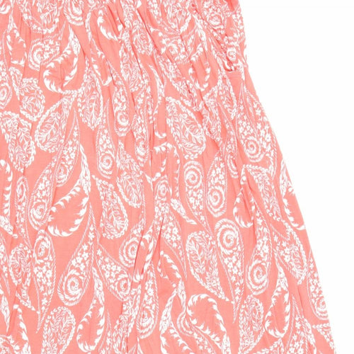 NEXT Womens Red Floral  A-Line Skirt Size 32 in