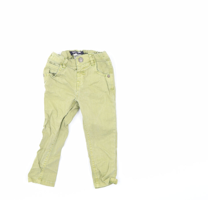 NEXT  Green  Denim Cargo Trousers Size 12-18 Months