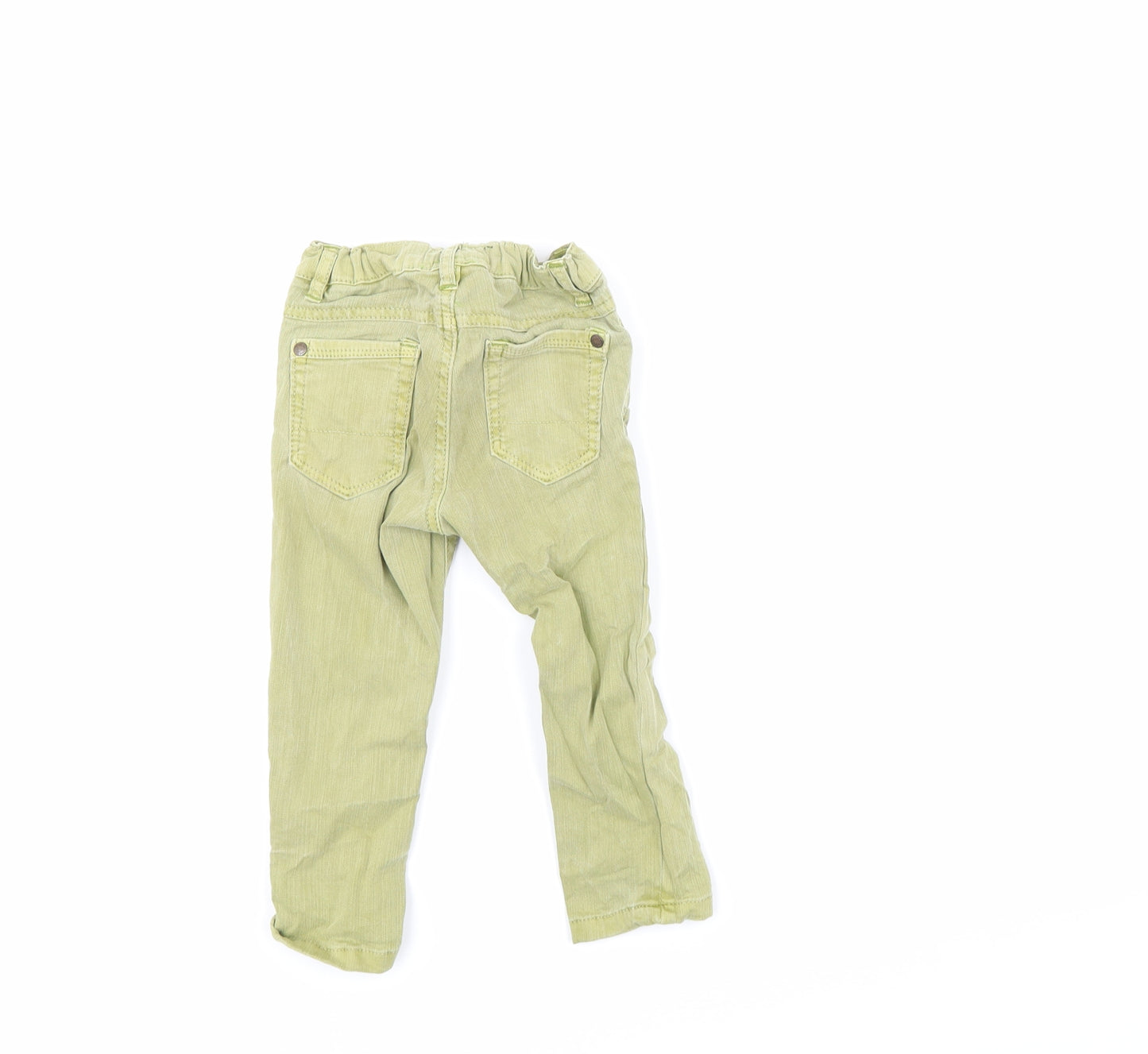NEXT  Green  Denim Cargo Trousers Size 12-18 Months