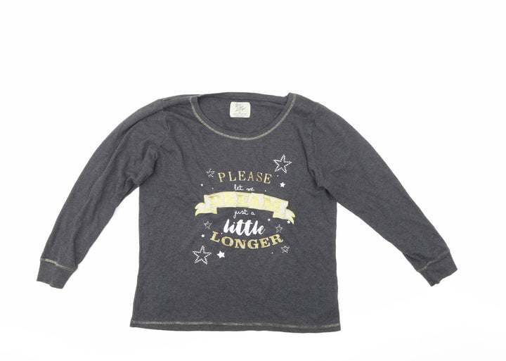 Love To Lounge Womens Grey   Pullover Jumper Size L