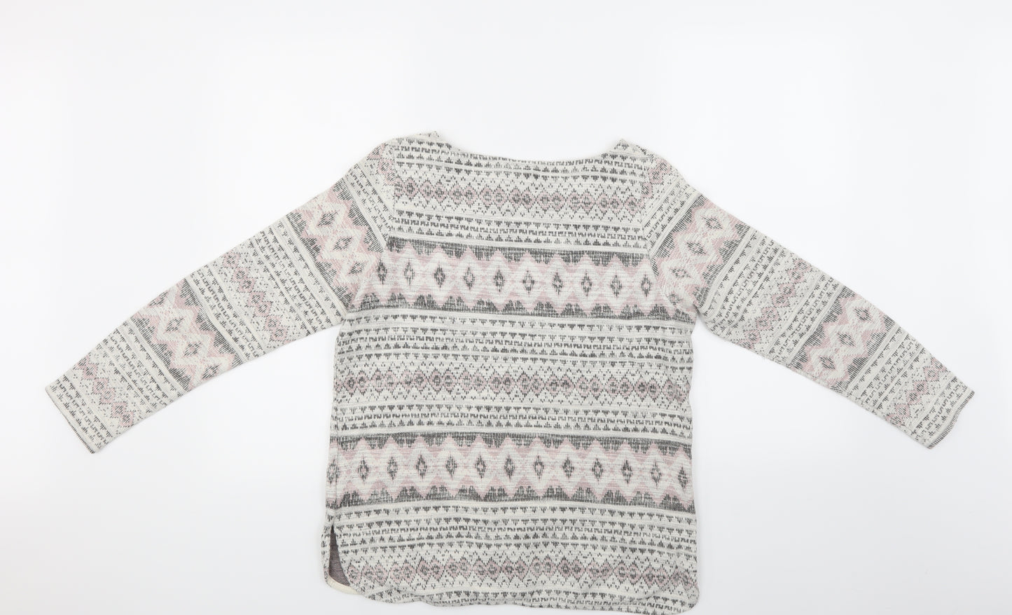 H&M Womens Multicoloured Argyle/Diamond  Pullover Jumper Size M