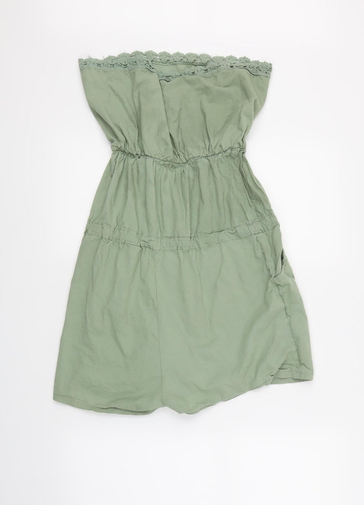Preworn Womens Green Bodysuit One-Piece
