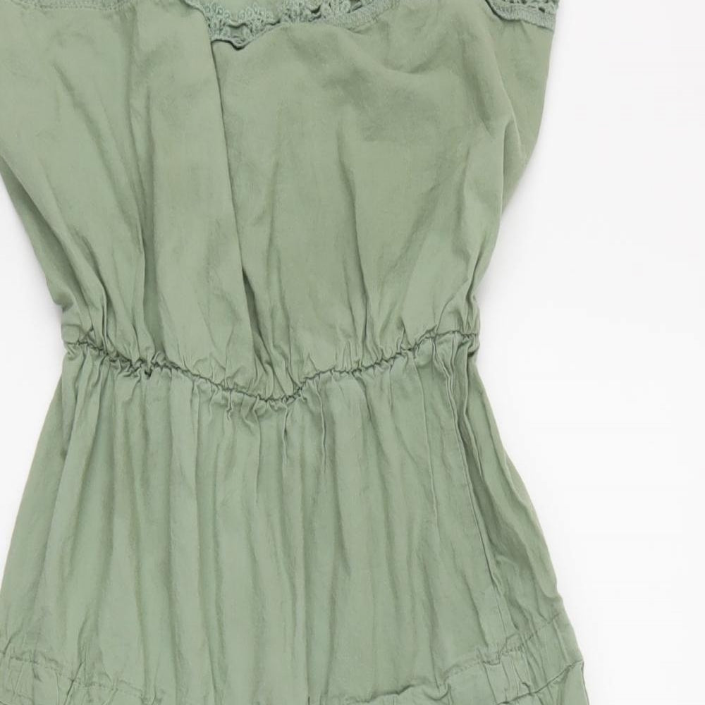 Preworn Womens Green   Bodysuit One-Piece