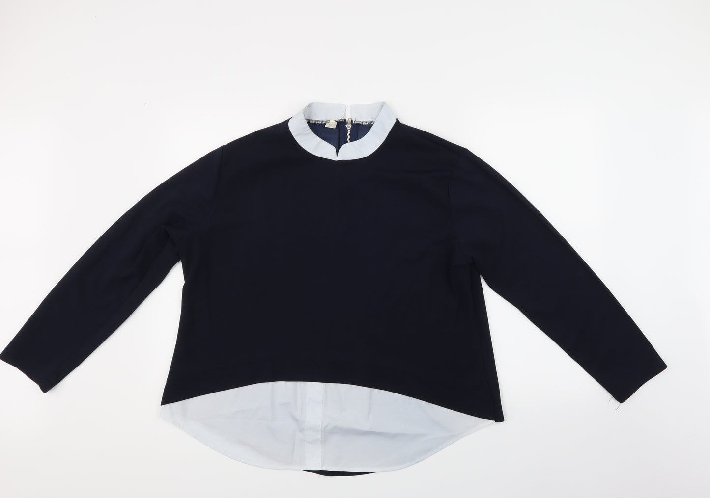 LYS Womens Blue   Pullover Jumper Size 5XL