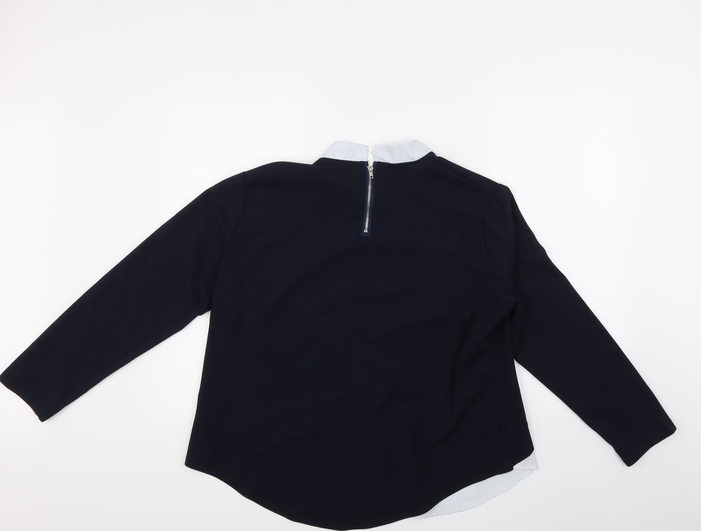 LYS Womens Blue   Pullover Jumper Size 5XL