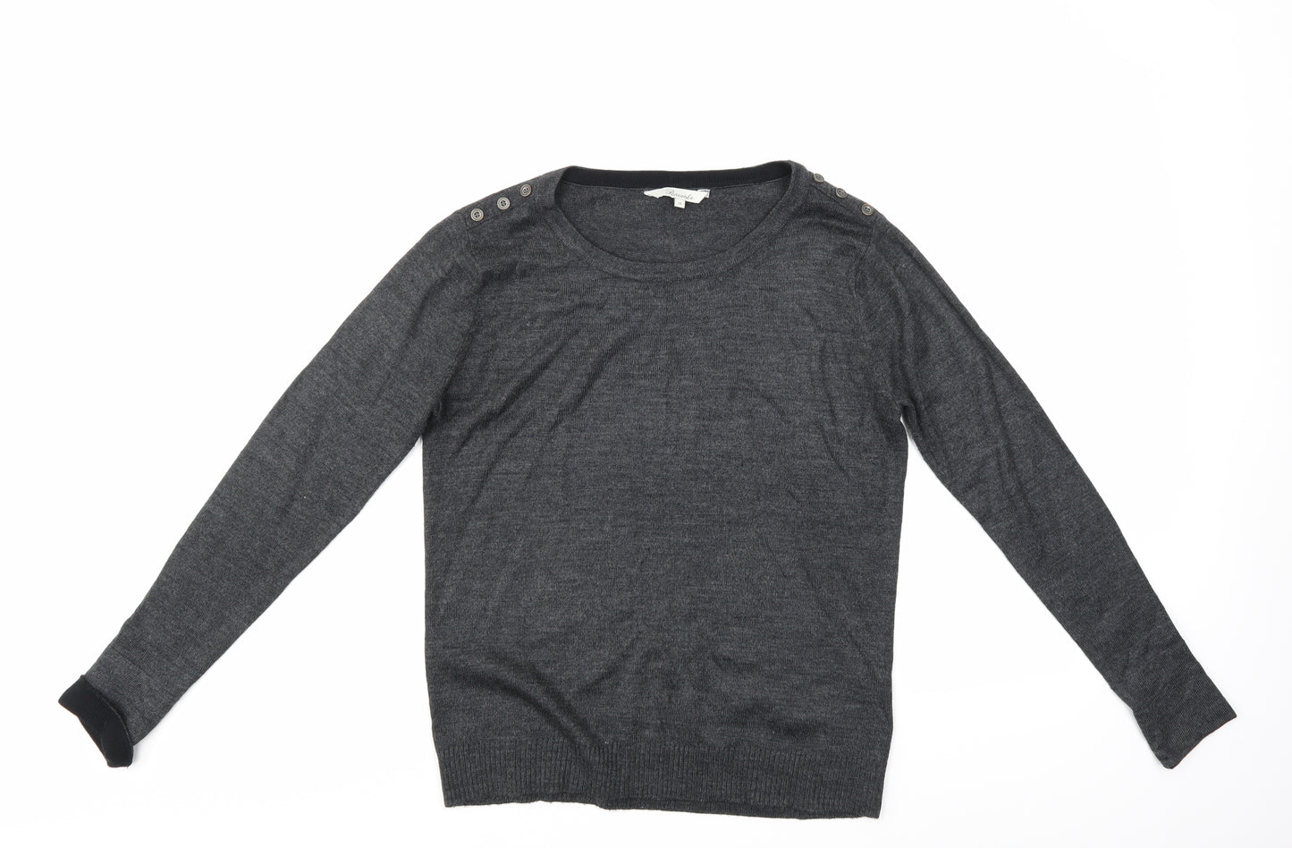 Peacocks Womens Grey   Pullover Jumper Size 14