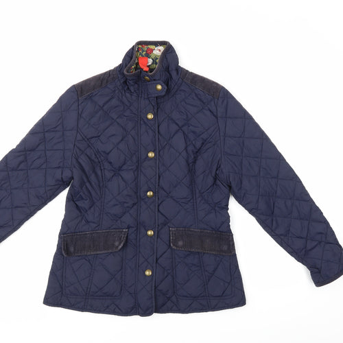Avenue Womens Blue   Quilted Coat Size M