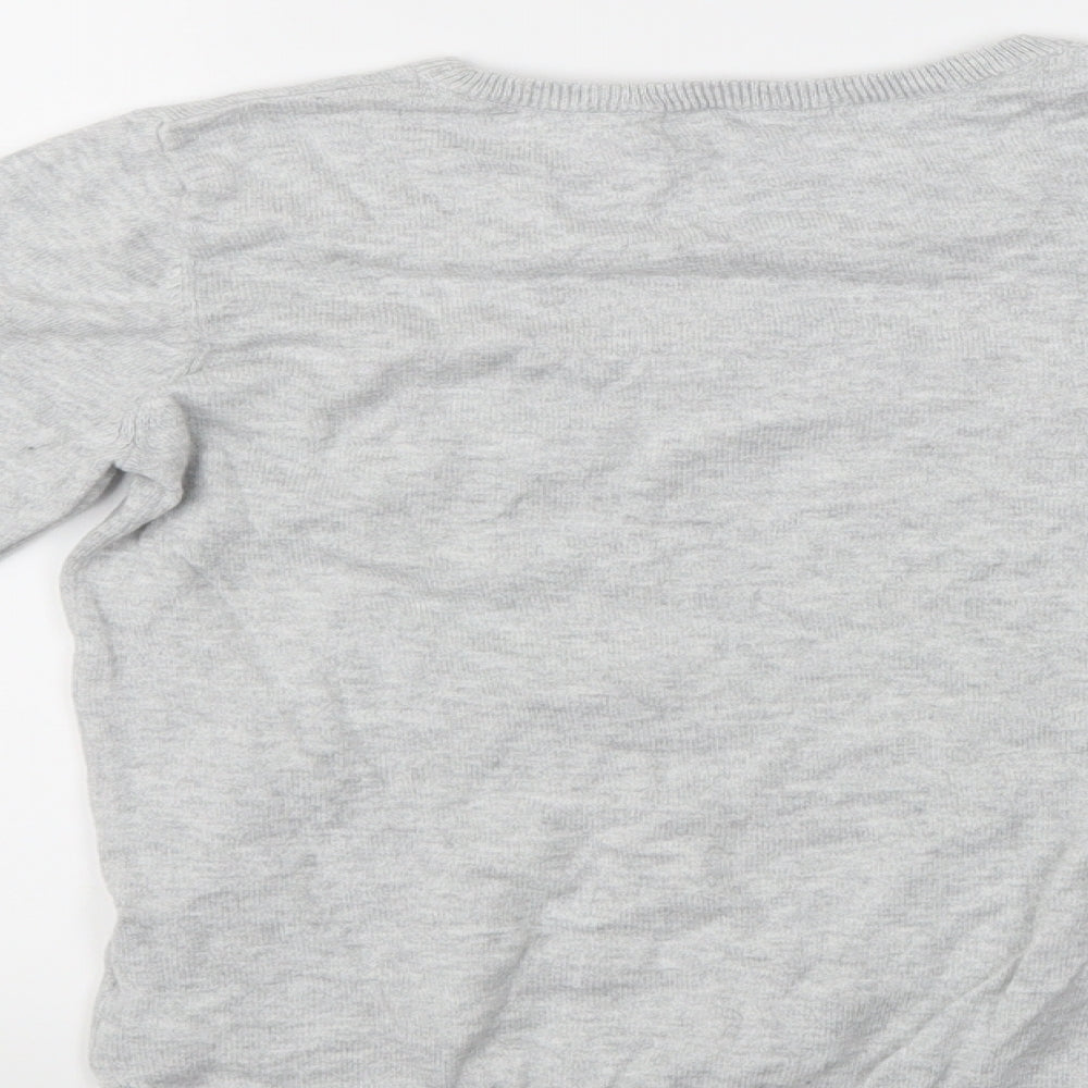H&M Girls Grey   Pullover Jumper Size 8-9 Years