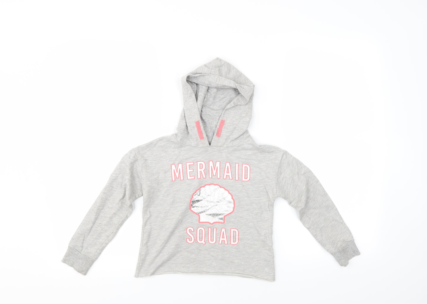 TU Girls Grey   Pullover Hoodie Size 6 Years