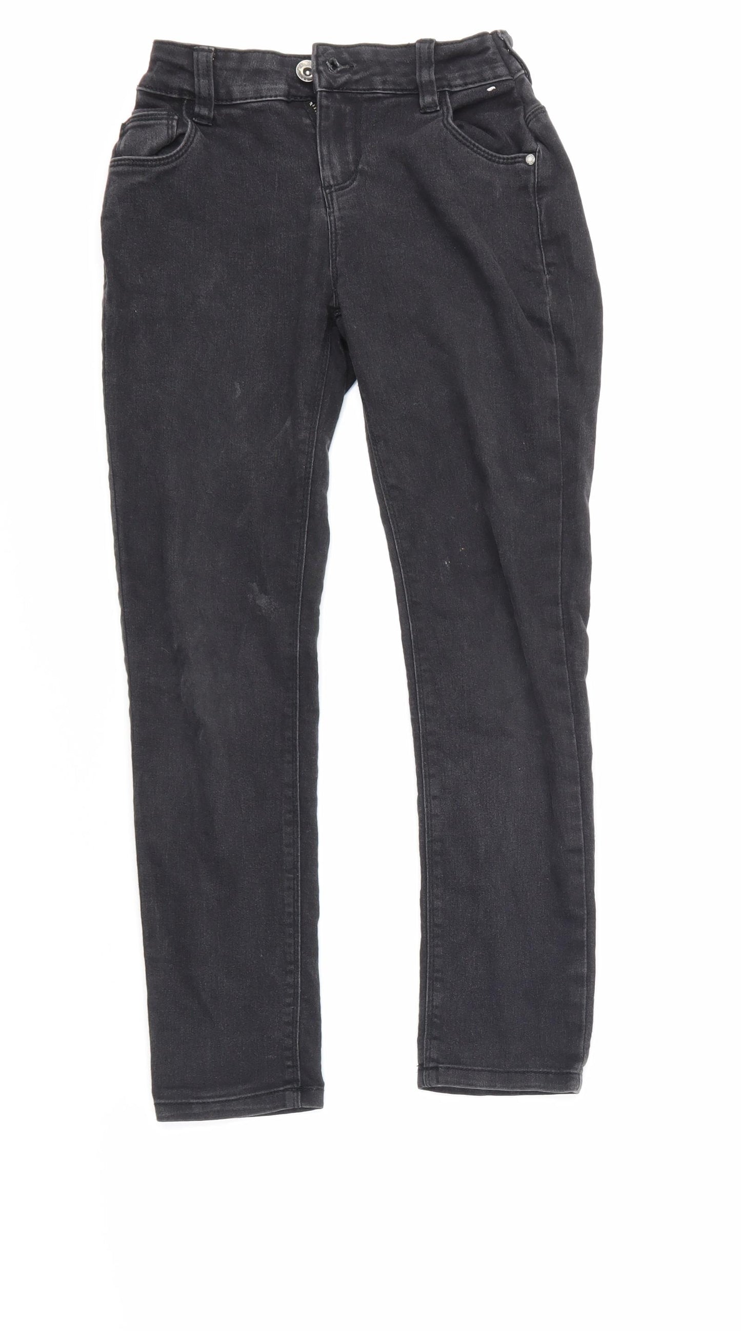 Denim & Co Boys Black  Denim Skinny Jeans Size 9-10 Years