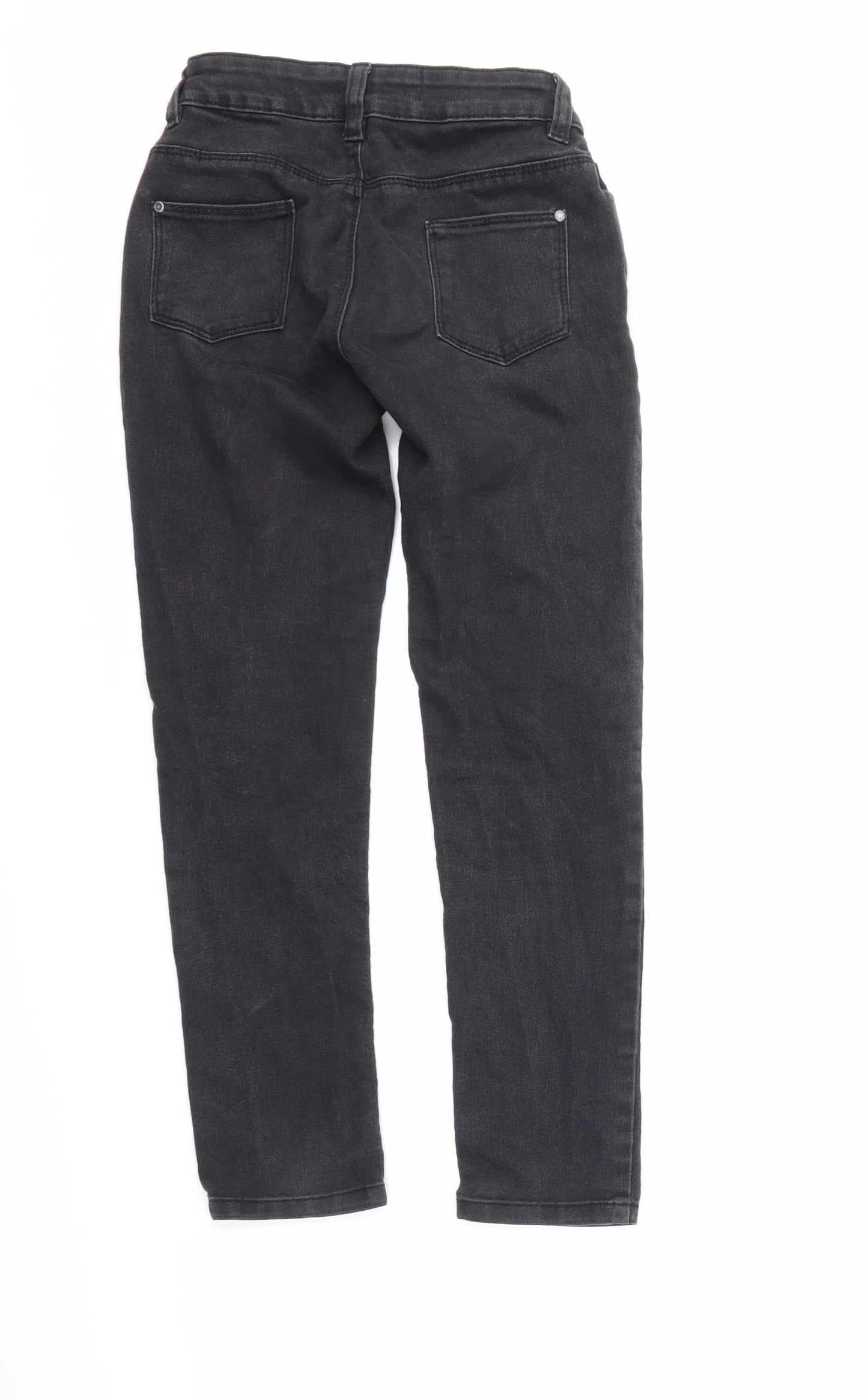 Denim & Co Boys Black  Denim Skinny Jeans Size 9-10 Years