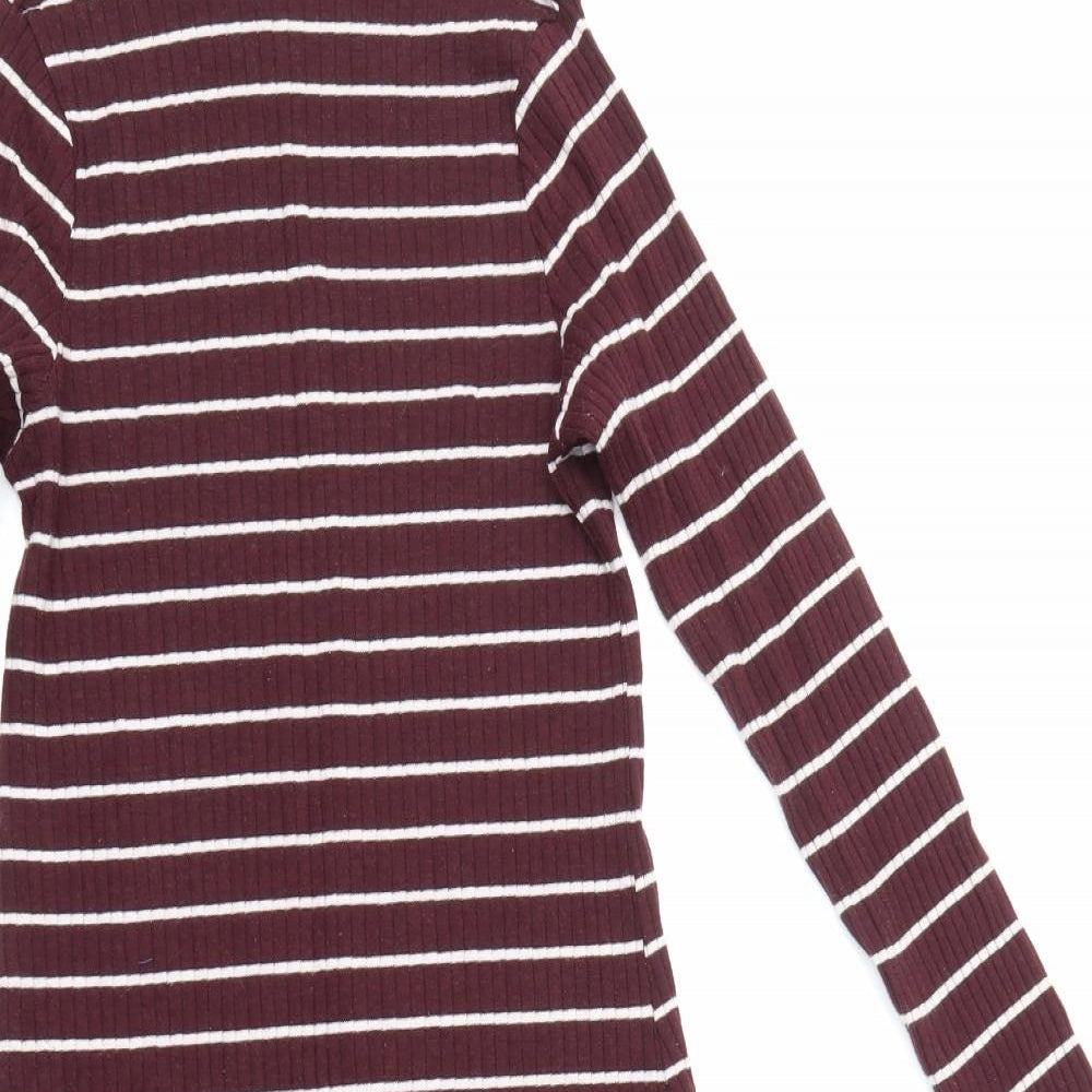 Primark Womens Multicoloured Striped  Jumper Dress  Size 8