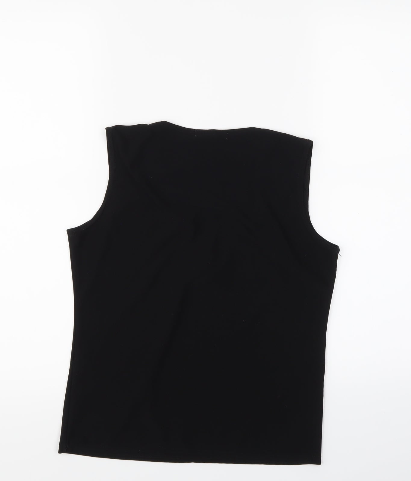 Select Womens Black   Basic Tank Size M
