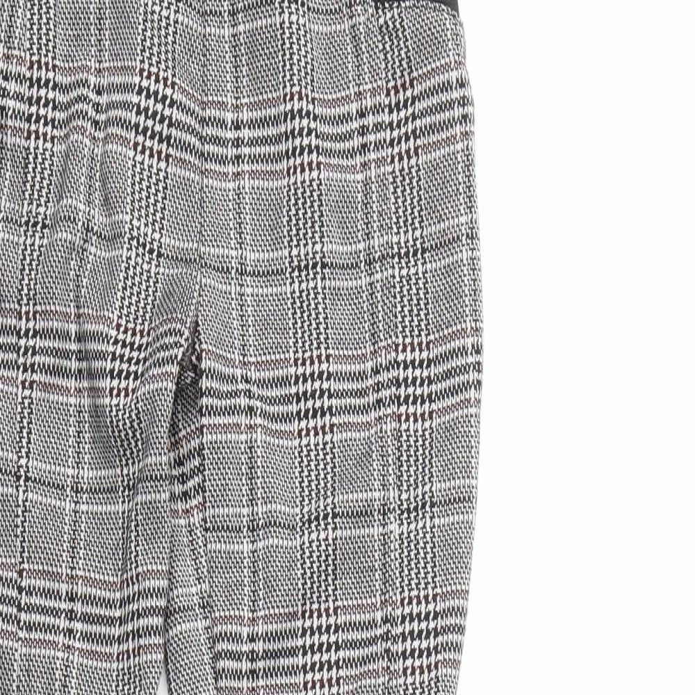 Primark Girls Multicoloured Check  Dress Pants Trousers Size 10-11 Years