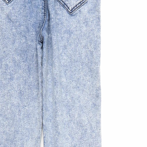 Denim & Co. Girls Blue  Denim Straight Jeans Size 12-13 Years