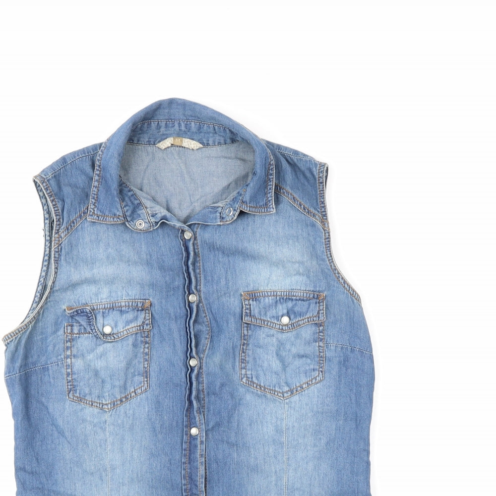 Preworn Womens Blue   Basic Tank Size M