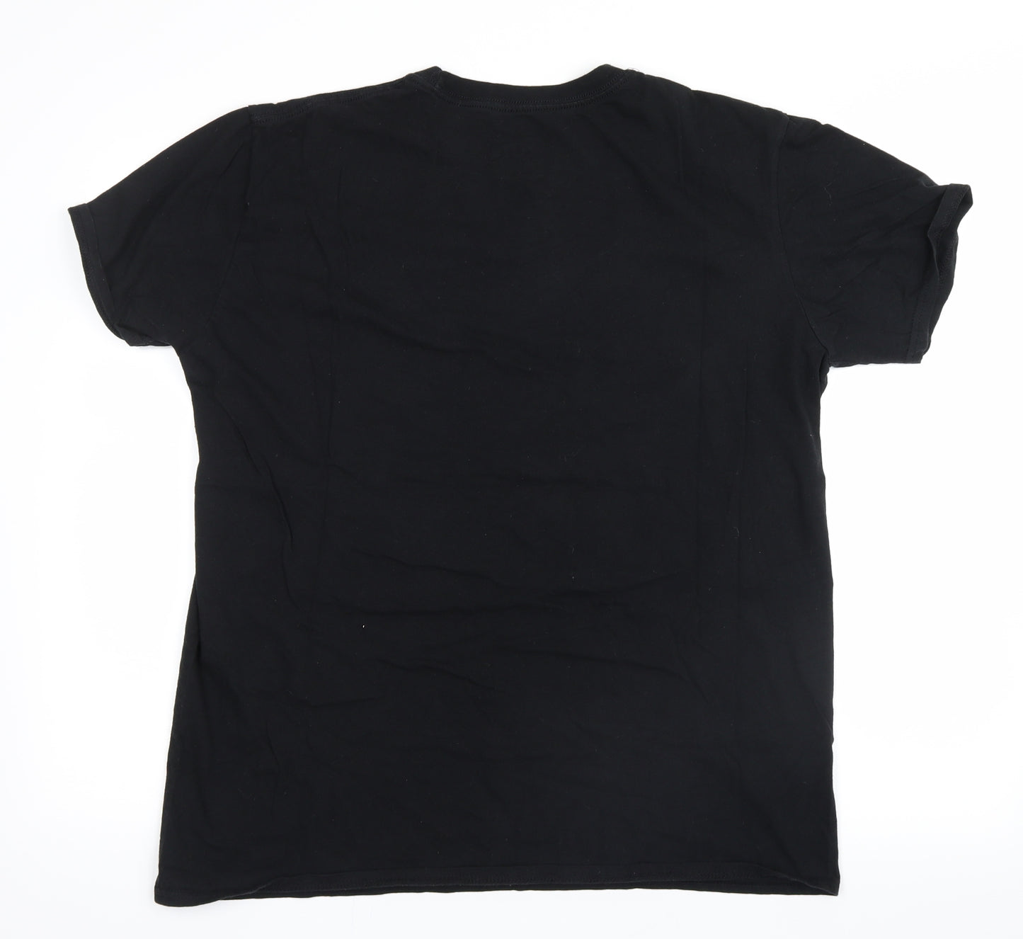 run dmc Mens Black    T-Shirt Size 16  - run dmc