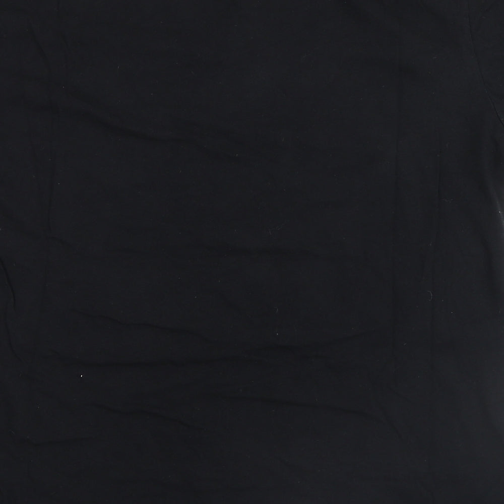 run dmc Mens Black    T-Shirt Size 16  - run dmc