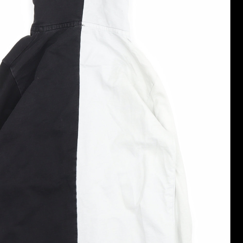 Preworn Womens Black   Full Zip Hoodie Size L  - panda