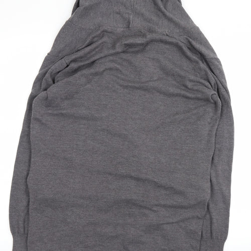 Soul Star Womens Grey   Cardigan Jumper Size L