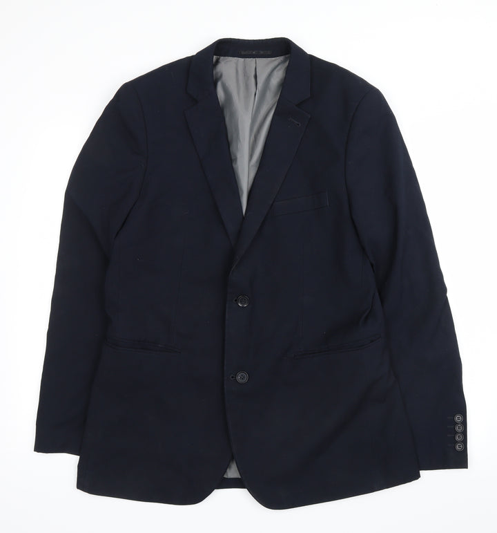 Topman Mens Blue   Jacket Blazer Size 42