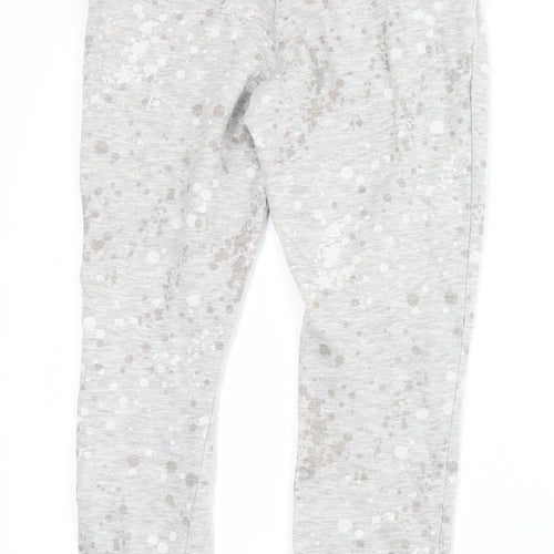 H&M Boys Grey Spotted  Sweatpants Trousers Size 8-9 Years