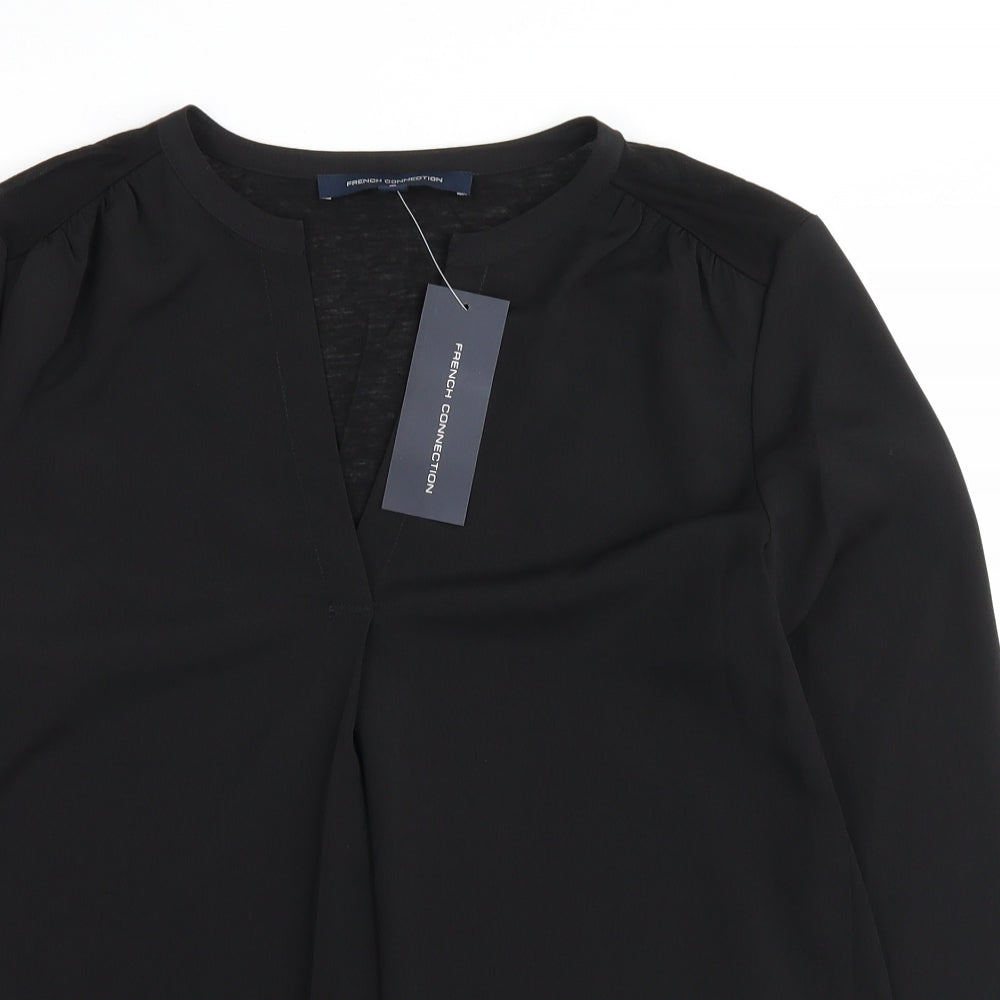 Dorothy Perkins Womens Black   Basic Blouse Size M