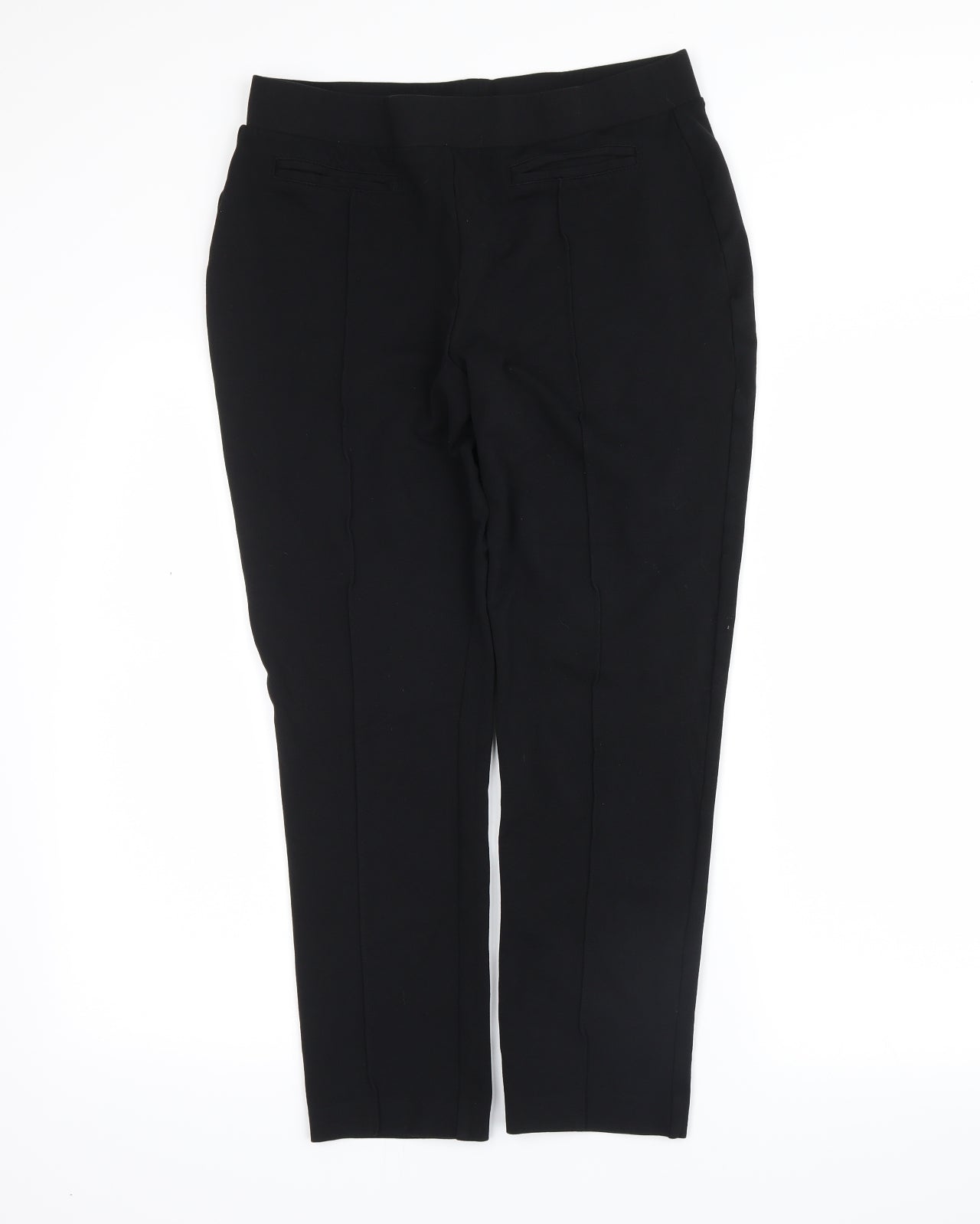 TU Womens Black   Cropped Trousers Size 14