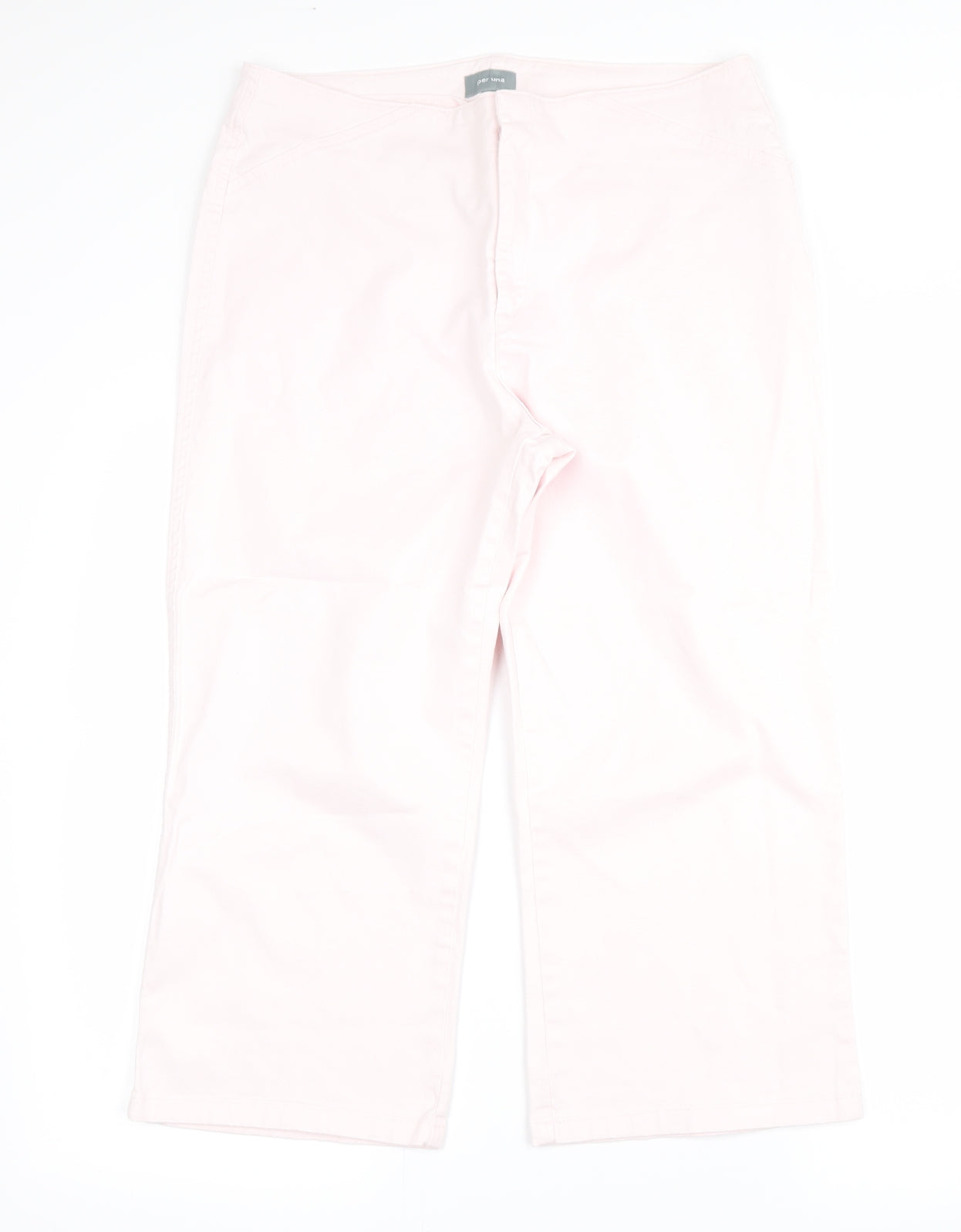Per Una Womens Pink  Denim Cropped Jeans Size 16