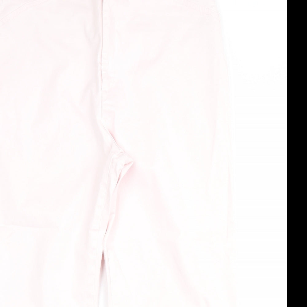 Per Una Womens Pink  Denim Cropped Jeans Size 16