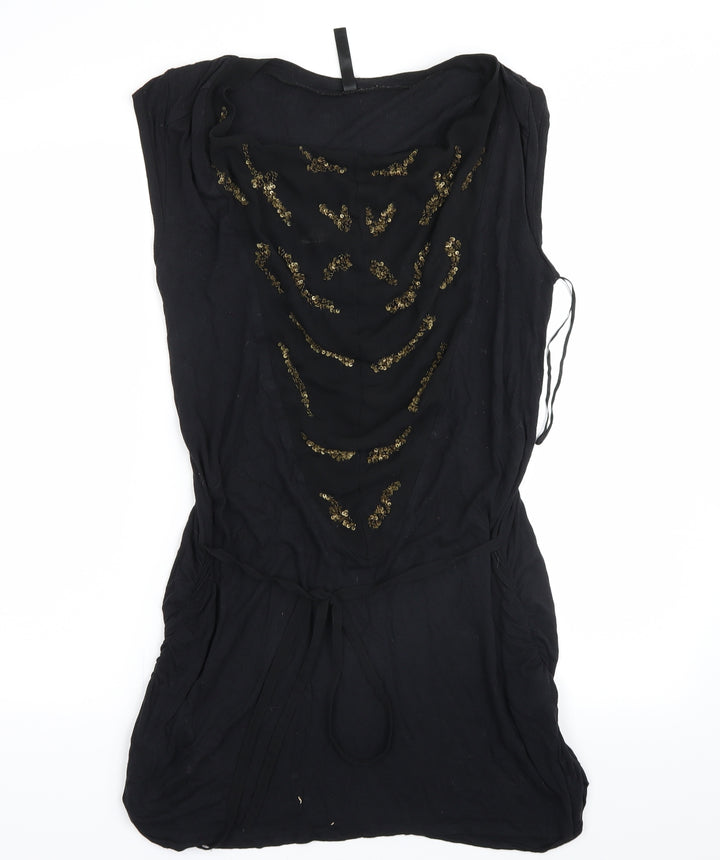 NEXT Womens Black Basic Blouse Size 10