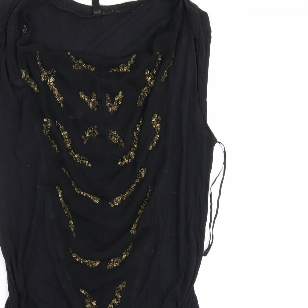 NEXT Womens Black   Basic Blouse Size 10