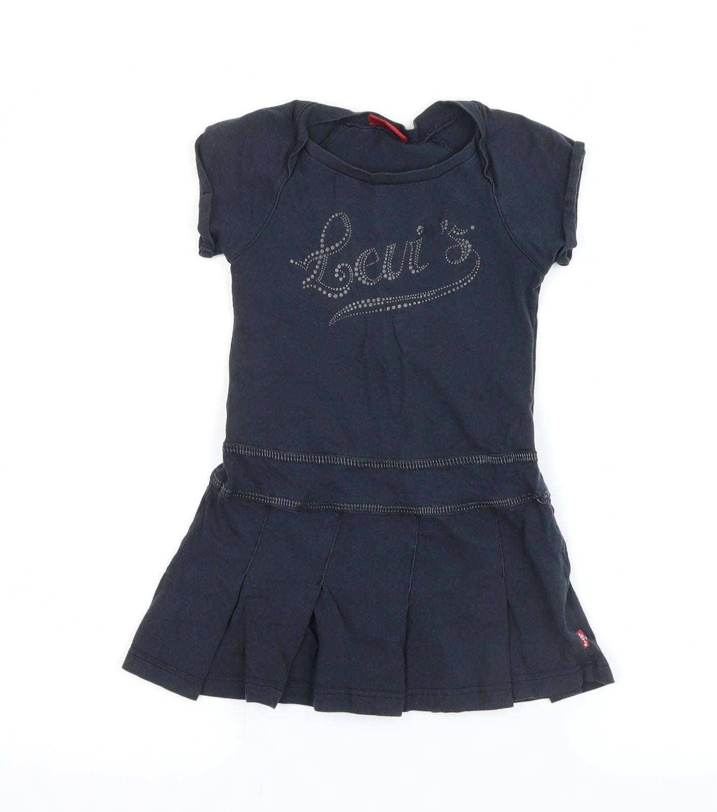 levi's Girls Blue   T-Shirt Dress  Size 5 Years