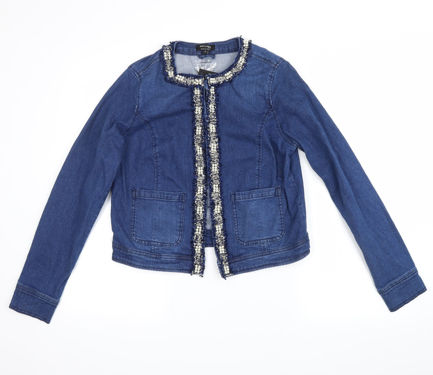 jdwilliams Womens Blue  Denim Jacket  Size 12