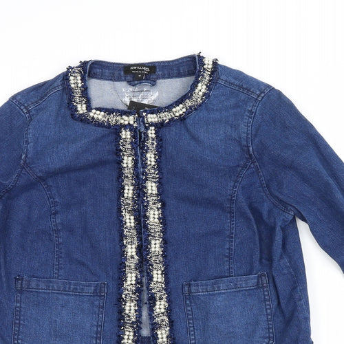 jdwilliams Womens Blue  Denim Jacket  Size 12