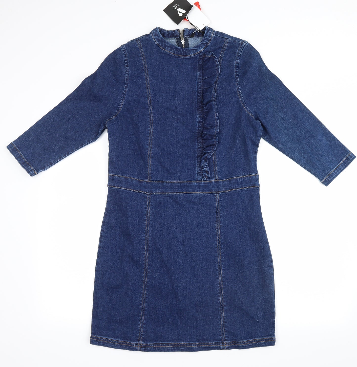 Very Womens Blue  Denim Jacket Dress  Size 14