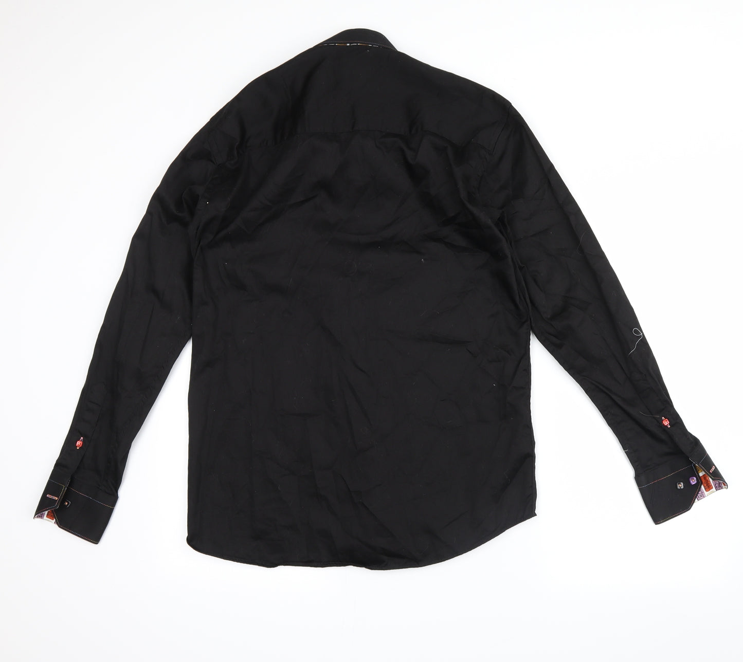 milano  Mens Black    Button-Up Size L  - licence plate