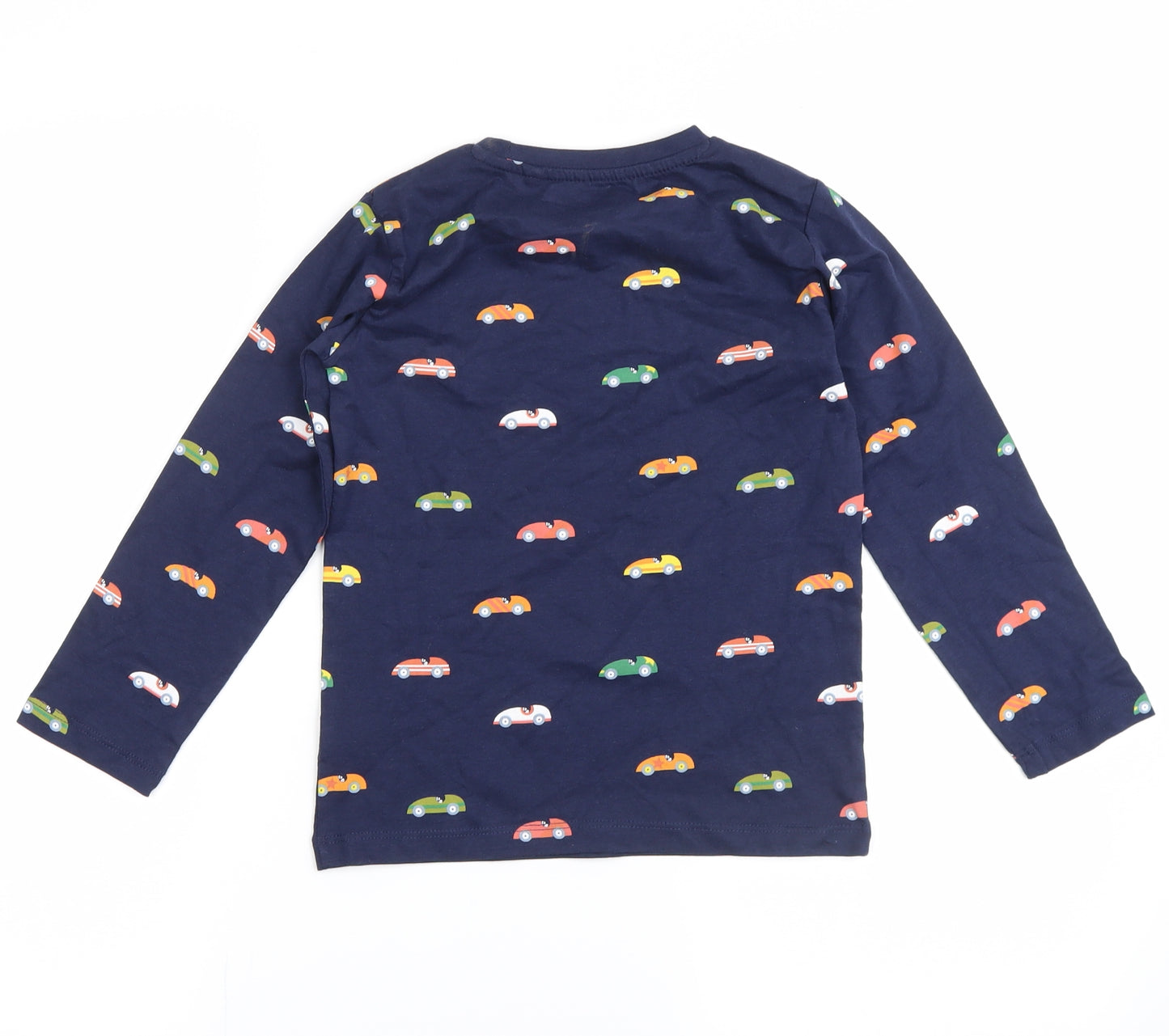 NEXT Boys Blue   Pullover Sweatshirt Size 4-5 Years  - cars
