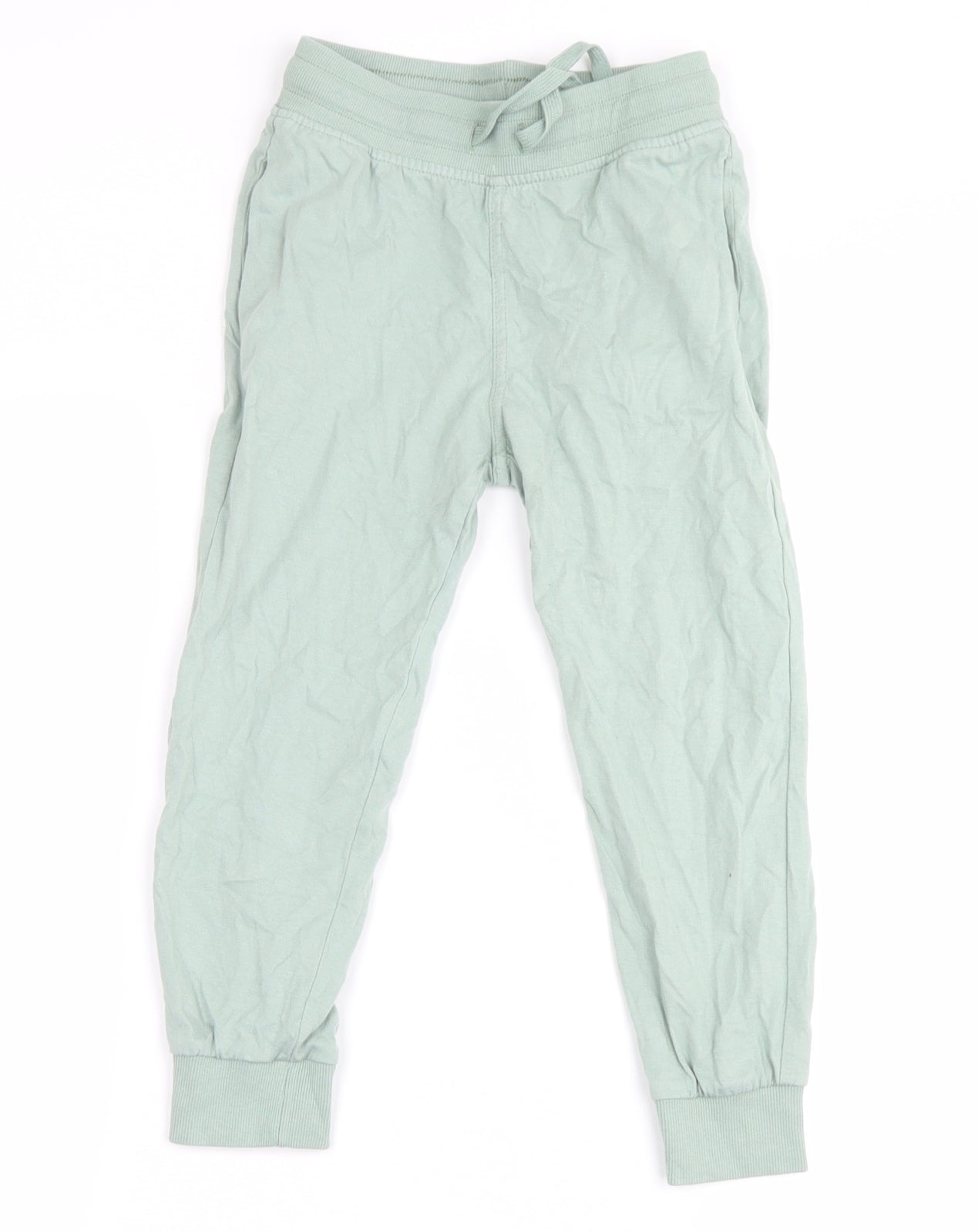 H&M Boys Green   Sweatpants Trousers Size 4-5 Years