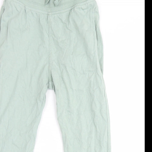 H&M Boys Green   Sweatpants Trousers Size 4-5 Years