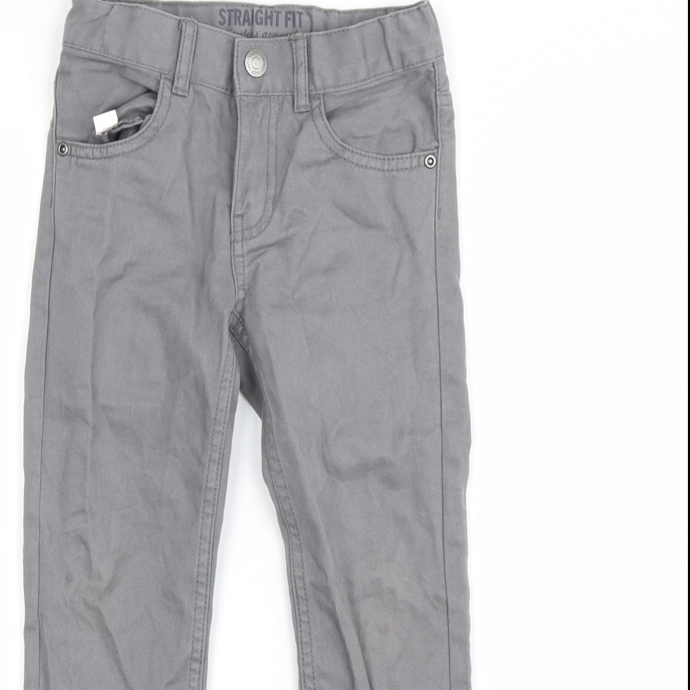 H&M Boys Grey   Straight Jeans Size 3-4 Years