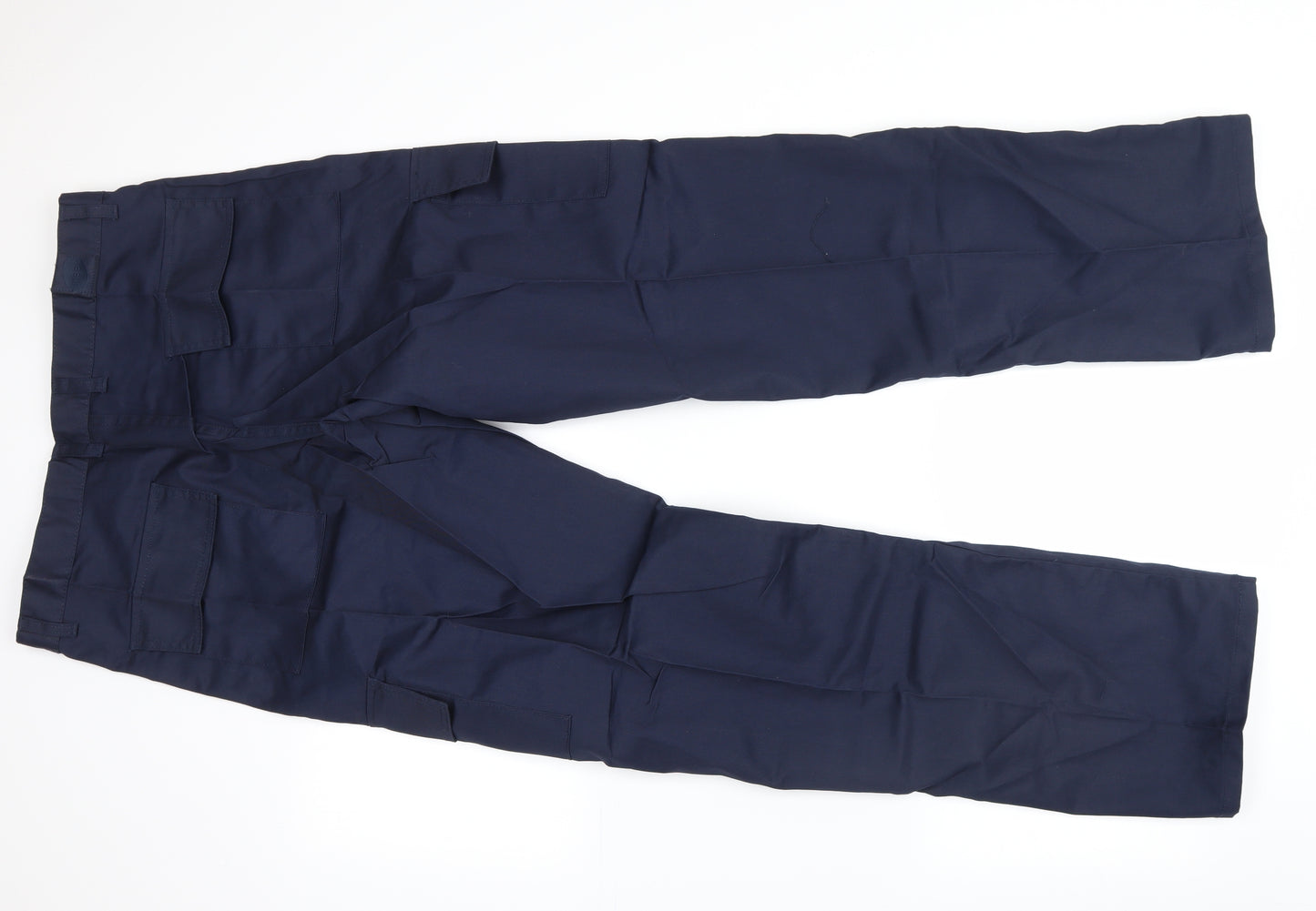 Uneek Mens Blue   Cargo Trousers Size 32 in