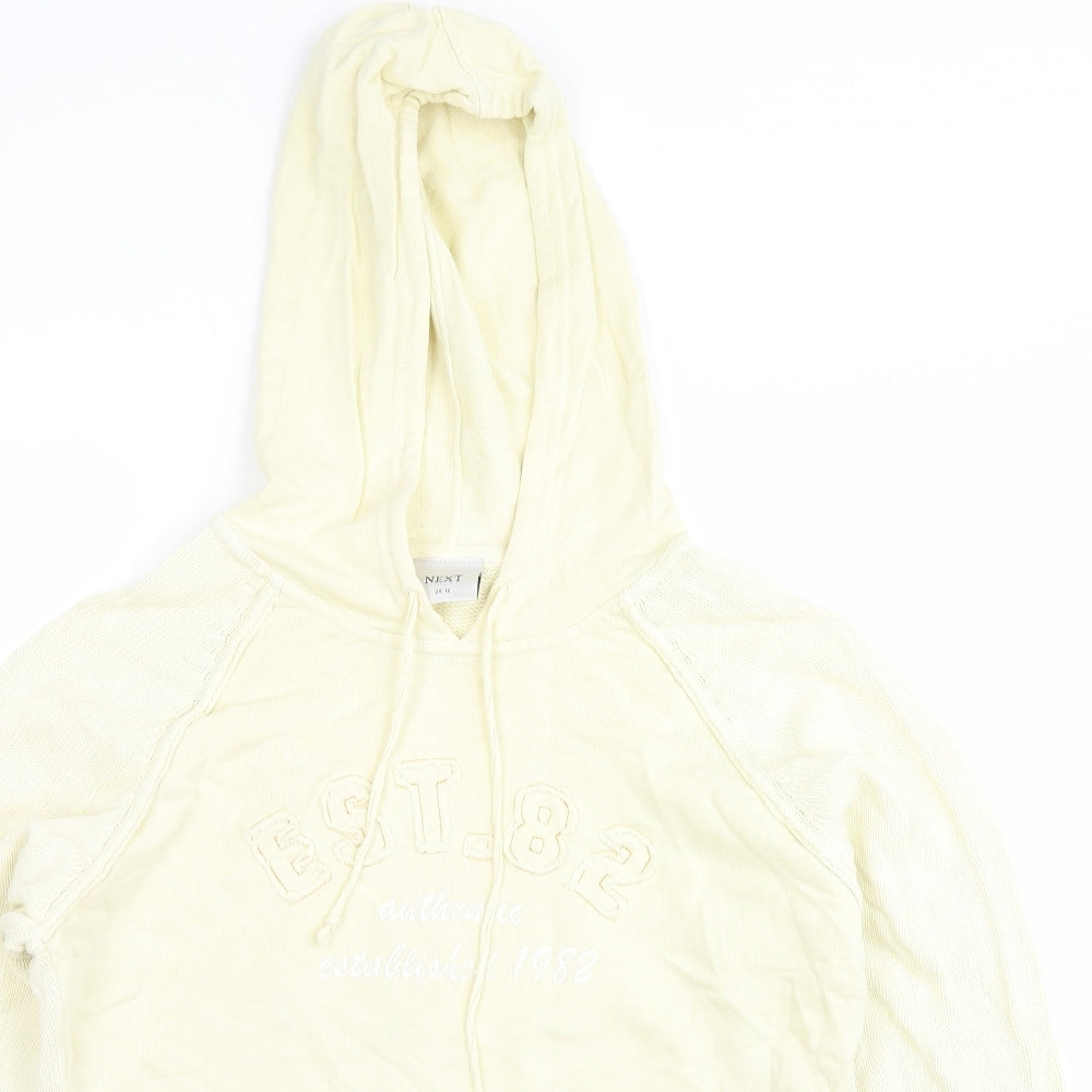 NEXT Womens Yellow   Pullover Hoodie Size 14
