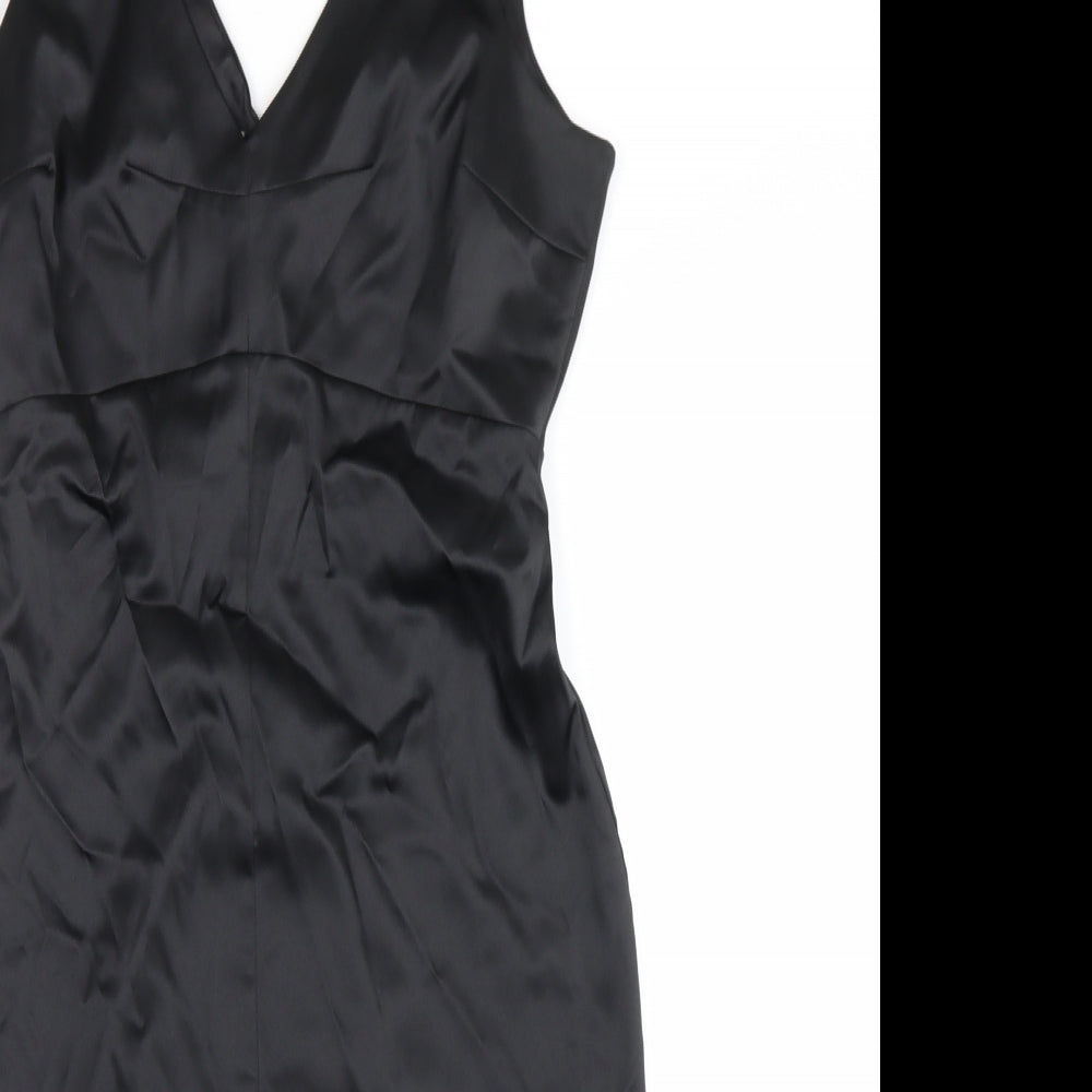 Petite Collection Womens Black   Tank Dress  Size 10