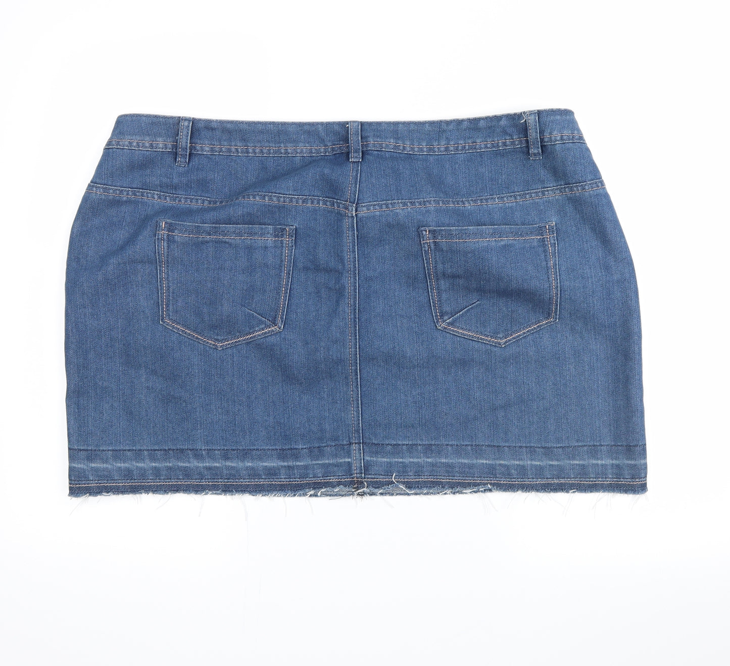 George Womens Blue  Denim Mini Skirt Size 20