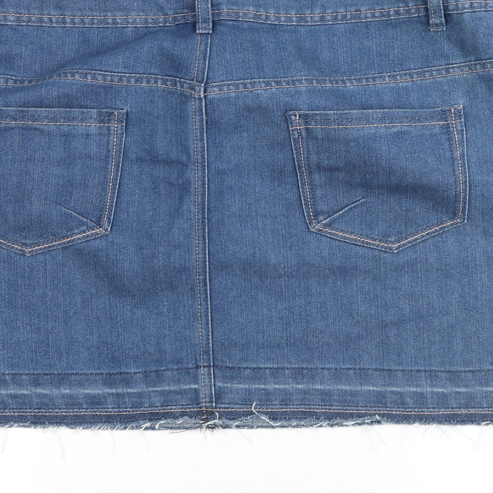 George Womens Blue  Denim Mini Skirt Size 20