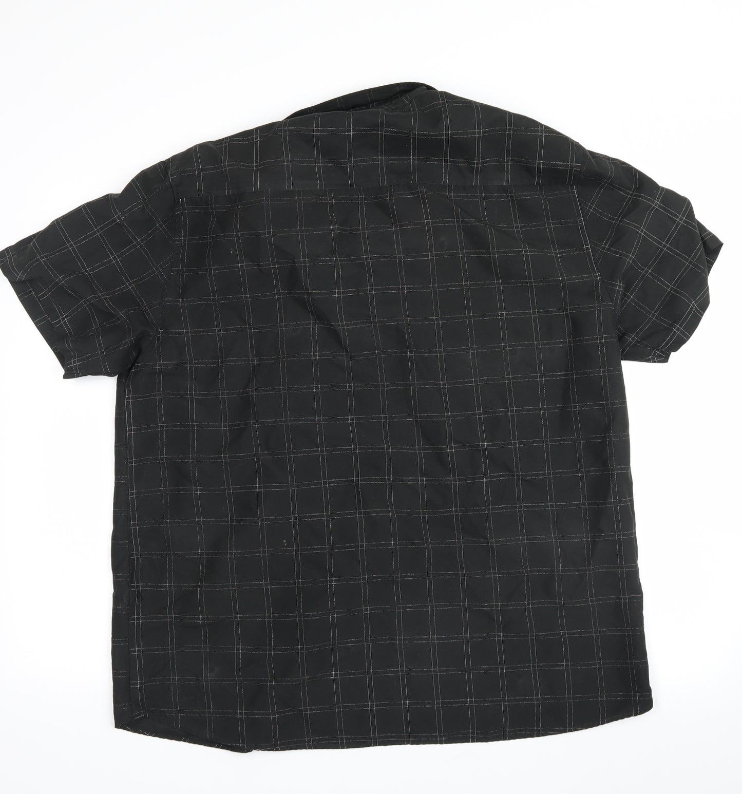 Cedar Wood State Mens Black Check   Button-Up Size L