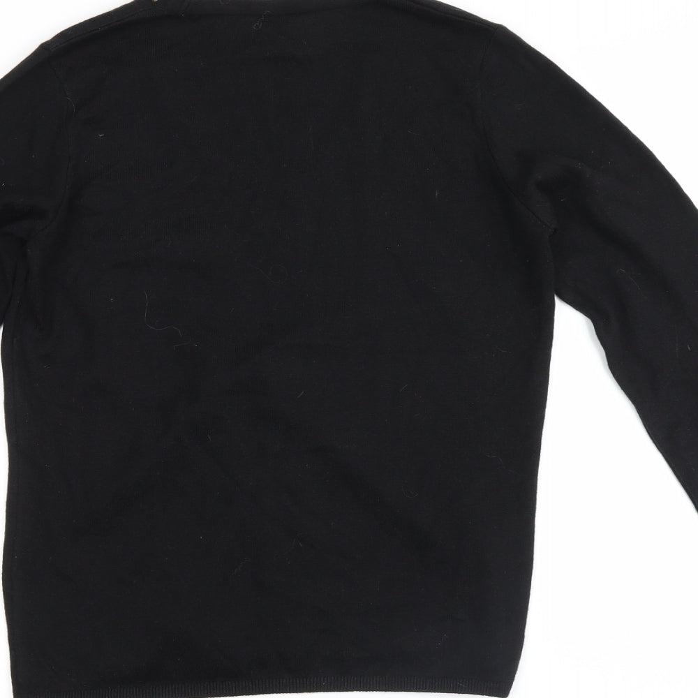 Dorothy Perkins Womens Black   Pullover Jumper Size 10