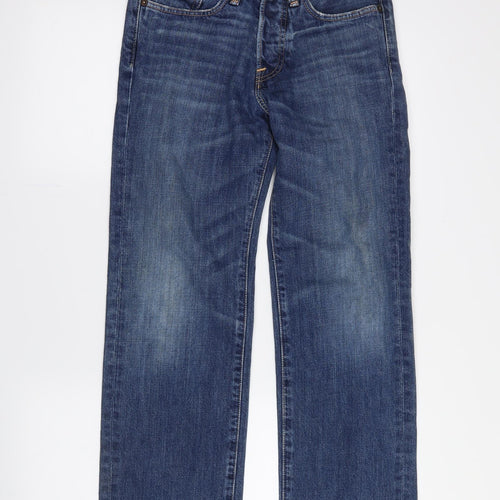 Abercrombie Mens Blue   Straight Jeans Size 26 in